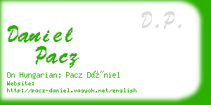 daniel pacz business card